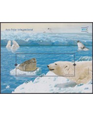 F-EX61847 PORTUGAL MNH 2008 POLAR YEAR MARINE WILDLIFE POLAR BEAR.
