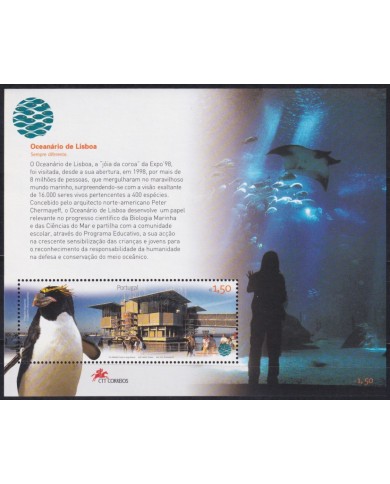 F-EX59885 PORTUGAL MNH 2004 OCEANIC MARINE WILDLIFE PINGUIN FISH.