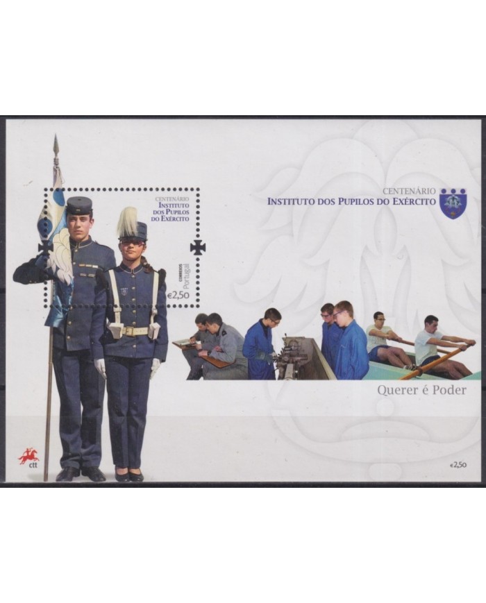 F-EX61865 PORTUGAL MNH 2011 CENTENARY MILITAR ARMY DOS PUPILOS.