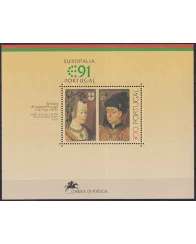 F-EX61219 PORTUGAL MNH 1991 EUROPALIA ART PAINTING.