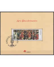 F-EX61223 PORTUGAL USED 1995 DISCOVERY ART PAINTING.