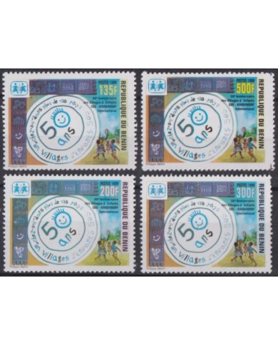 F-EX60065 BENIN MNH 1999 50º ANNIV SOS CHILDREN´S VILLAGE.