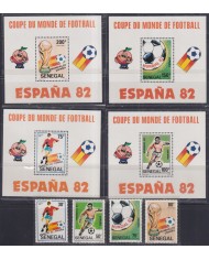 F-EX64277 SENEGAL MNH 1982 CHAMPIONSHIP SOCCER FOOTBALL.