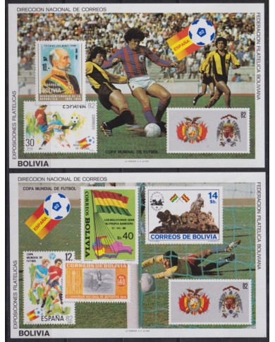 F-EX63637 BOLIVIA MNH 1982 WORLD CHAMPIONSHIP SOCCER FOOTBALL.