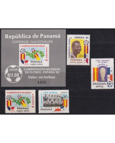 F-EX64261 PANAMA MNH 1982 PELE FIFA WORLD CHAMPIONSHIP SOCCER FOOTBALL.