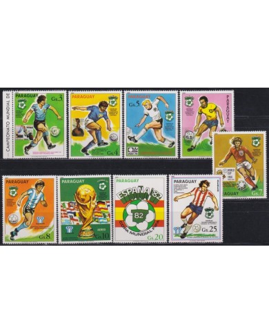 F-EX63621 PARAGUAY MNH 1982 WORLD CHAMPIONSHIP SOCCER FOOTBALL.