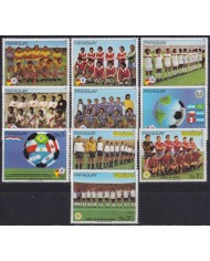 F-EX63634 PARAGUAY MNH 1982 WORLD CHAMPIONSHIP SOCCER FOOTBALL.