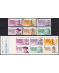 F-EX64634 ESPAÑA SPAIN MNH 1986 BOOKLED DISCOVERY CHILAM BALAM PEDRO AILLY.
