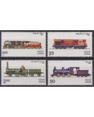 F-EX63371 INDIA MNH 1976 RAILWAYS TRAIN LOCOMOTIVE RAILROAD FERROCARRIL.