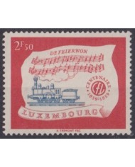 F-EX63546 LUXEMBURG MNH 1959 RAILWAYS TRAIN LOCOMOTIVE RAILROAD FERROCARRIL.