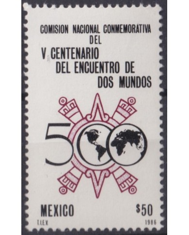 F-EX64467 MEXICO MNH DISCOVERY OF AMERICA COLON COLUMBUS.