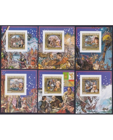 F-EX64479 CENTRAL AFRICA MNH 1985 ONLY 5.000 DISCOVERY COLUMBUS SHIP EXPLORER.