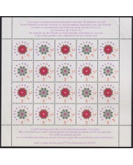 F-EX65036 NEDERLAND HOLLAND 1992 CHRISTMAS NAVIDAD SPECIAL SHEET.
