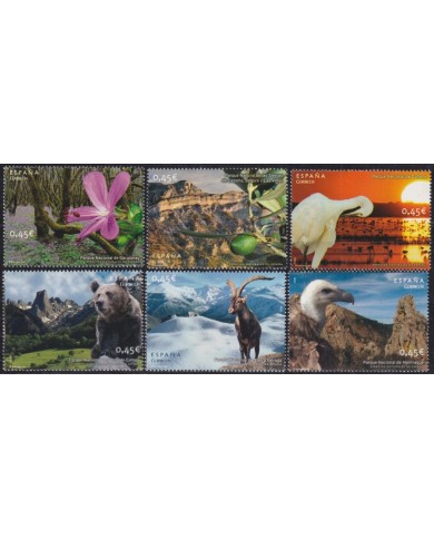 F-EX64516 ESPAÑA SPAIN MNH 2010 PARQUES NACIONALES AVES PAJAROS OISEAUX.