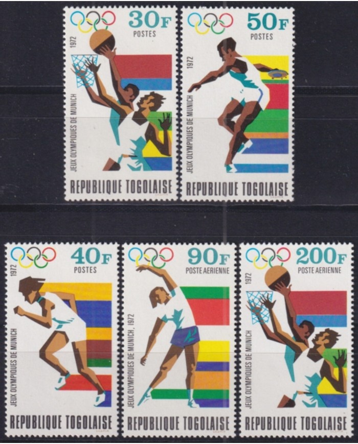 F-EX64497 TOGO MLH 1972 OLYMPIC GAMES MUNICH ATHLETISM BASKET DISCUS.