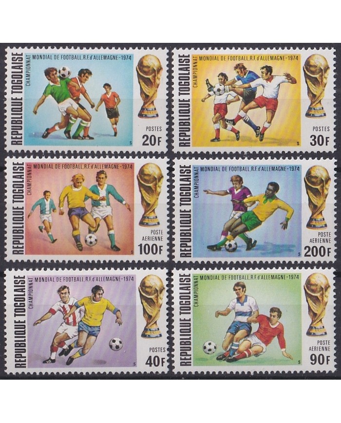 F-EX64498 TOGO MNH 1974 WORLD CUP SOCCER FOOTBALL.