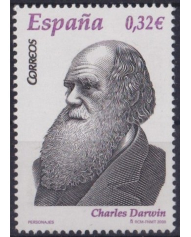 F-EX64515 ESPAÑA SPAIN 2009 MNH CHARLES DARWIN SPECIES EVOLUTION.