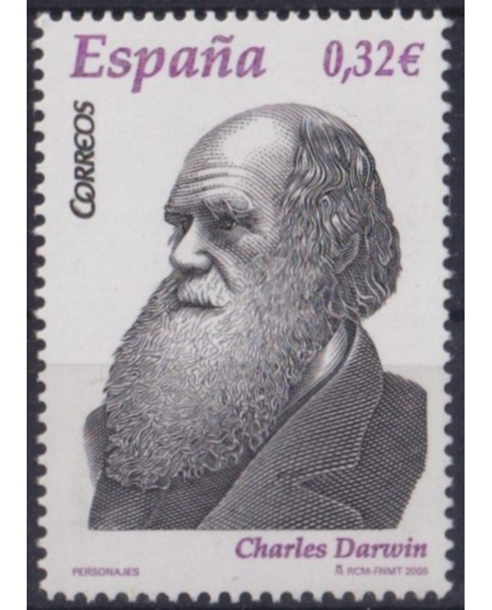 F-EX64515 ESPAÑA SPAIN 2009 MNH CHARLES DARWIN SPECIES EVOLUTION.