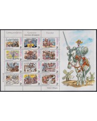 F-EX65017 ESPAÑA SPAIN MNH 1998 MONGOTE CARTOONS DON QUIJOTE CORRESPONDENCIA ESCOLAR.