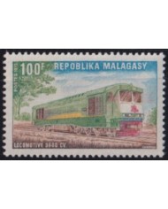 F-EX63961 MADAGASCAR MNH 1972 RAILROAD TRAIN RAILWAYS LOCOMOTIVE FERROCARRIL.