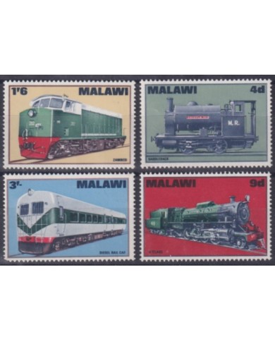 F-EX63412 MALAWI MNH 1968 ELECTRIC RAILROAD TRAIN RAILWAYS LOCOMOTIVE FERROCARRIL