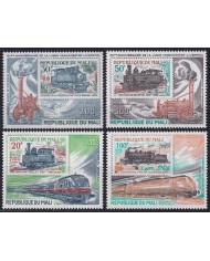F-EX63431 MALI MNH 1980 RAILROAD TRAIN RAILWAYS LOCOMOTIVE FERROCARRIL.