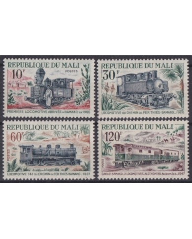 F-EX63414 MALI MNH 1972 RAILROAD TRAIN RAILWAYS LOCOMOTIVE FERROCARRIL.