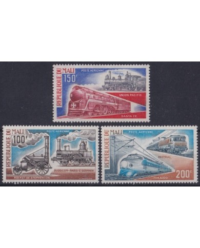 F-EX63415 MALI MNH 1973 RAILROAD TRAIN RAILWAYS LOCOMOTIVE FERROCARRIL