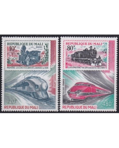 F-EX63430 MALI MNH 1981 RAILROAD TRAIN RAILWAYS LOCOMOTIVE FERROCARRIL
