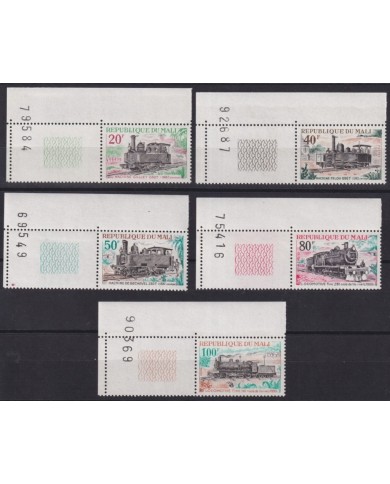 F-EX63433 MALI MNH 1970 RAILROAD TRAIN RAILWAYS LOCOMOTIVE FERROCARRIL