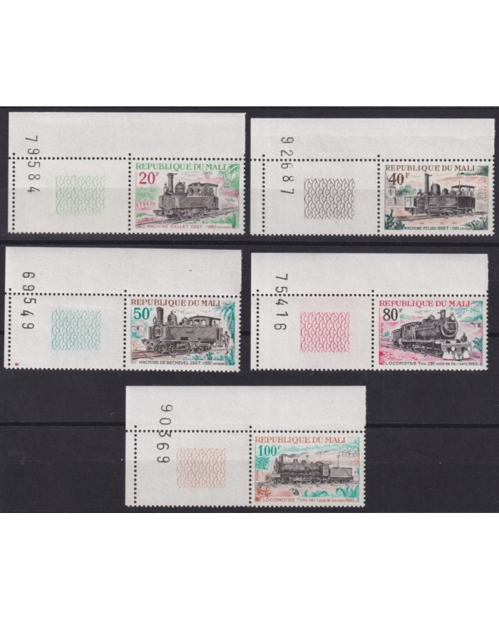 F-EX63433 MALI MNH 1970 RAILROAD TRAIN RAILWAYS LOCOMOTIVE FERROCARRIL