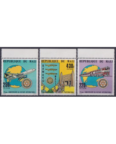 F-EX63963 MALI MNH 1980 ROTARY CLUB AVION RAILROAD TRAIN RAILWAYS LOCOMOTIVE FERROCARRIL