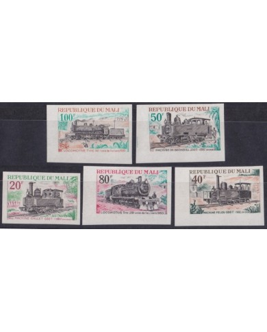 F-EX63967 MALI MNH 1972 IMPERF RAILROAD TRAIN RAILWAYS LOCOMOTIVE FERROCARRIL
