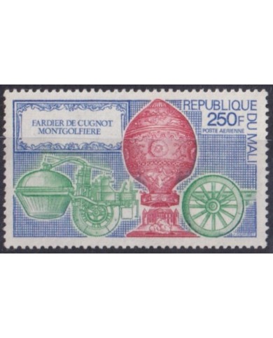 F-EX63968 MALI MNH 1972 MONTGOLFIERE GLOBE RAILROAD TRAIN RAILWAYS LOCOMOTIVE FERROCARRIL