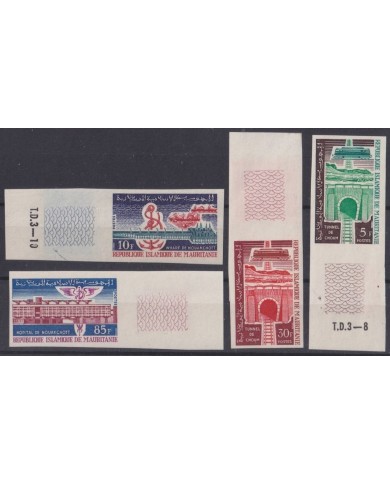 F-EX63964 MAURITANIA MNH 1965 IMPERF DEVELOPMENT TUNNEL RAILROAD TRAIN RAILWAYS LOCOMOTIVE FERROCARRIL