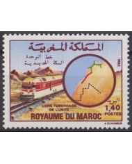 F-EX63970 MAROC MOROCCO MNH 1982 RAILROAD TRAIN RAILWAYS LOCOMOTIVE FERROCARRIL