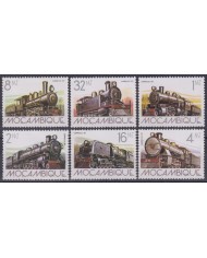 F-EX63426 MOZAMBIQUE MNH 1983 RAILROAD TRAIN RAILWAYS LOCOMOTIVE FERROCARRIL