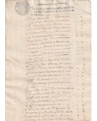 1696-PS-2 ESPAÑA SPAIN 1696 SEALLED PAPER REVENUE. SELLO OFICIO.