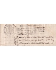 1803-PS-12 ESPAÑA SPAIN 1803 SEALLED PAPER REVENUE. SELLO 2º.