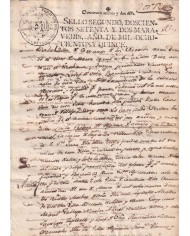 1815-PS-45 ESPAÑA SPAIN 1815 SEALLED PAPER REVENUE. SELLO 2º.