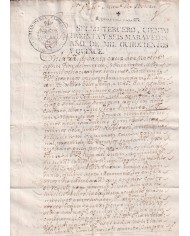 1815-PS-46 ESPAÑA SPAIN 1815 SEALLED PAPER REVENUE. SELLO 3º.