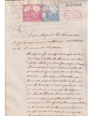 1882-PS-19 ESPAÑA SPAIN 1882 SEALLED PAPER REVENUE OVERPRINTED. 9º + POLIZAS 11º.