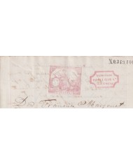 1882-PS-20 ESPAÑA SPAIN 1882 SEALLED PAPER REVENUE OVERPRINTED. 9º + POLIZAS 11º.