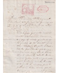 1882-PS-20 ESPAÑA SPAIN 1882 SEALLED PAPER REVENUE OVERPRINTED. 9º + POLIZAS 11º.