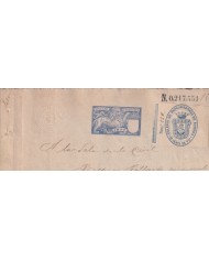 1895-PS-12 ESPAÑA SPAIN 1895 SEALLED PAPER REVENUE OVERPRINTED. 8º + POLIZAS 11º.