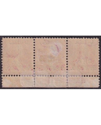 1899-756 CUBA US OCCUPATION 1899 2 ½ c MH PLATE NUMBERS Nº756 CON REFUERZO ORIGINAL GUM.