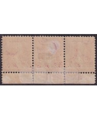 1899-756 CUBA US OCCUPATION 1899 2 ½ c MH PLATE NUMBERS Nº756 CON REFUERZO ORIGINAL GUM.