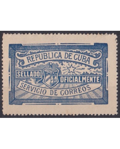 1921-22 CUBA REPUBLICA 1921 MNH OFFICIAL SEALLED ORIGINAL GUM.