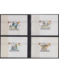 F-EX49402 MAURITANIE MNH 1981 IMPERF SET CHAMPIONSHIP CUP SOCCER FOOTBALL.
