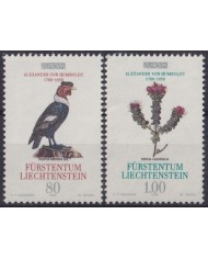 F-EX65179 LIECHTENSTEIN MNH 1994 EUROPA ALEXANDER VON HUMBOLDT BIRD AVES PAJAROS FLOWER.